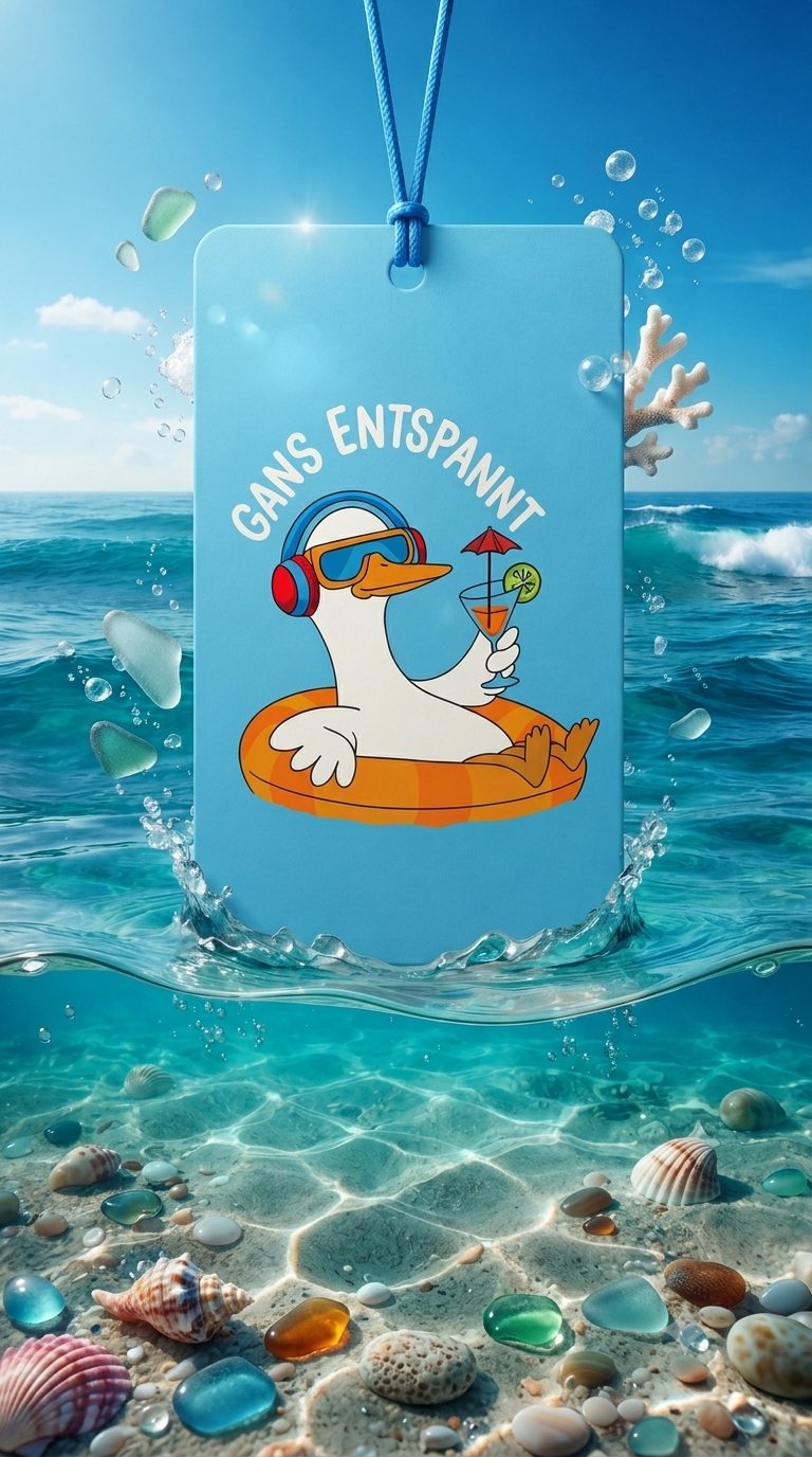 Gans entspannt
